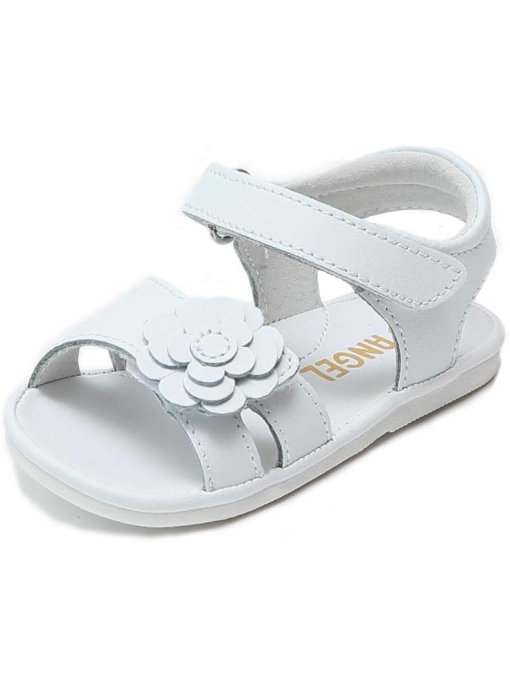 L'Amour Mila Flower Cutout Sandal (Baby) size 1